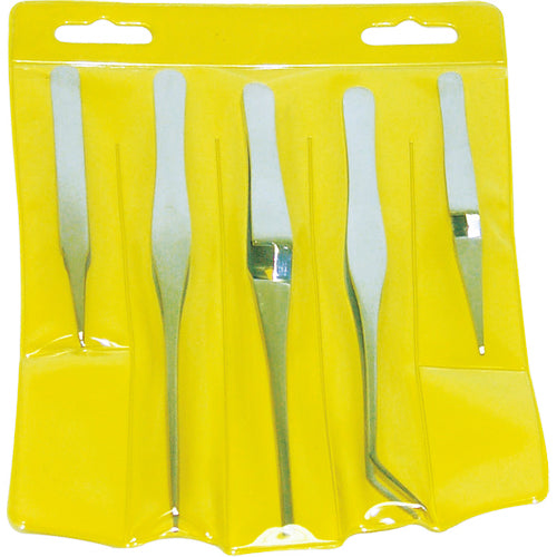 5 Pieces Tweezer Set - USA Tool & Supply