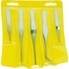 5 Pieces Tweezer Set - USA Tool & Supply