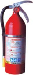 Kidde - 5 Lb, 3-A:40-B:C Rated, Dry Chemical Fire Extinguisher - 4-1/4" Diam x 15" High, 195 psi, 18' Discharge in 14 sec, Rechargeable, Steel Cylinder - USA Tool & Supply