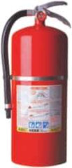 Kidde - 20 Lb, 6-A:120-B:C Rated, Dry Chemical Fire Extinguisher - 7-1/4" Diam x 21.6" High, 195 psi, 20' Discharge in 28 sec, Rechargeable, Steel Cylinder - USA Tool & Supply