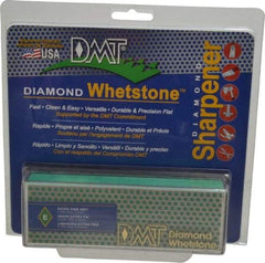 DMT - 6" Long x 2" Wide x 3/4" Thick, Diam ond Sharpening Stone - Rectangle, 1200 Grit, Extra Fine Grade - USA Tool & Supply