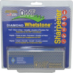 DMT - 6" Long x 2" Wide x 3/4" Thick, Diam ond Sharpening Stone - Rectangle, 325 Grit, Coarse Grade - USA Tool & Supply