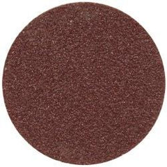 Merit Abrasives - 1" Disc Diam, 100 Grit, Aluminum Oxide Quick Change Disc - Type P Attaching System, Coated, Fine Grade, 40,000 RPM - USA Tool & Supply