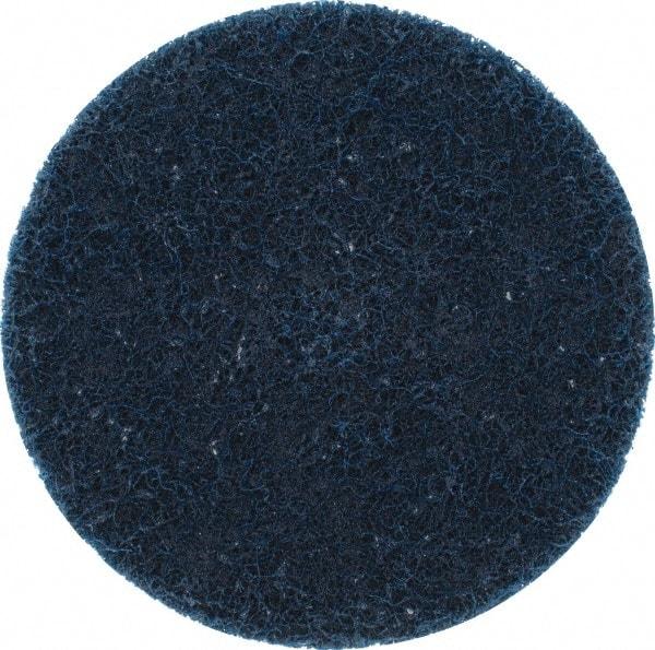 Merit Abrasives - 3" Disc Diam, Aluminum Oxide Quick Change Disc - Type P Attaching System, Nonwoven, Blue, Very Fine Grade, 20,000 RPM, XC Series - USA Tool & Supply