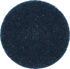 Merit Abrasives - 3" Disc Diam, Aluminum Oxide Quick Change Disc - Type P Attaching System, Nonwoven, Blue, Very Fine Grade, 20,000 RPM, XC Series - USA Tool & Supply