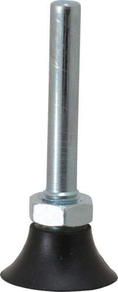 Merit Abrasives - 1" Diam Quick-Change Type P Disc Backing Pad - 1/4" Shank Diam, Medium Density, 40,000 RPM, Power-Lock Type 1 Compatible - USA Tool & Supply