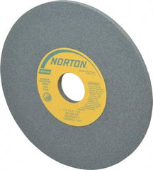 Norton - 7" Diam x 1-1/4" Hole x 1/4" Thick, I Hardness, 120 Grit Surface Grinding Wheel - Silicon Carbide, Type 1, Fine Grade, 3,600 Max RPM, Vitrified Bond, No Recess - USA Tool & Supply