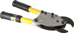 H.K. Porter - 14" OAL, 795 MCM Capacity, Cable Cutter - 29/64" Jaw Length, Oval Head, Plastic Cushion Handle - USA Tool & Supply