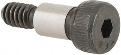 Value Collection - 1/4" Shoulder Diam x 3/8" Shoulder Length, #10-24 UNC, Hex Socket Shoulder Screw - 8 Alloy Steel, Uncoated, 0.357 to 3/8" Head Diam - USA Tool & Supply