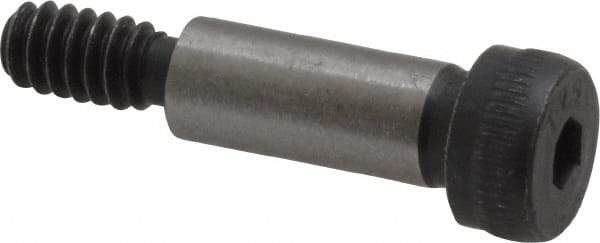Value Collection - 1/4" Shoulder Diam x 5/8" Shoulder Length, #10-24 UNC, Hex Socket Shoulder Screw - 8 Alloy Steel, Uncoated, 0.357 to 3/8" Head Diam - USA Tool & Supply