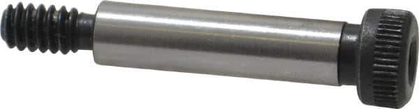 Value Collection - 1/4" Shoulder Diam x 1" Shoulder Length, #10-24 UNC, Hex Socket Shoulder Screw - 8 Alloy Steel, Uncoated, 0.357 to 3/8" Head Diam - USA Tool & Supply