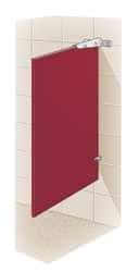 Bradley - Washroom Partition Steel Urinal Panel - 23 Inch Wide x 42 Inch High, ADA Compliant Stall Compatibility - USA Tool & Supply