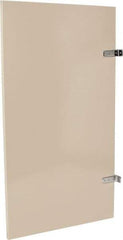 Bradley - Washroom Partition Steel Urinal Panel - 23 Inch Wide x 42 Inch High, ADA Compliant Stall Compatibility, Almond - USA Tool & Supply