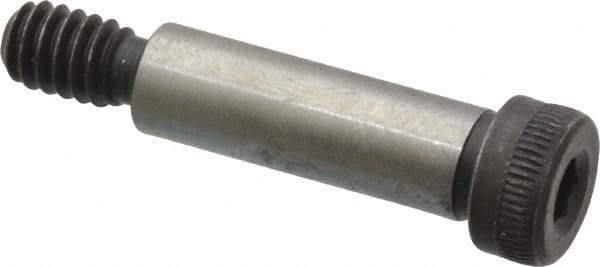 Value Collection - 5/16" Shoulder Diam x 1" Shoulder Length, 1/4-20 UNC, Hex Socket Shoulder Screw - 8 Alloy Steel, Uncoated, 0.419 to 0.438" Head Diam - USA Tool & Supply