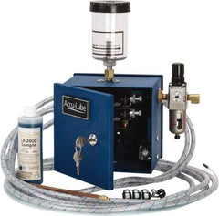 Accu-Lube - 2 Outlet, 10 Ounce Tank Capacity, Micro Lubricant System - 12' Coolant Line Length - USA Tool & Supply
