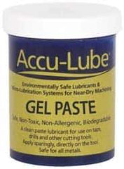 Accu-Lube - Accu-Lube, 8 oz Jar Cutting Fluid - Natural Ingredients, For Drilling, Reaming, Tapping - USA Tool & Supply