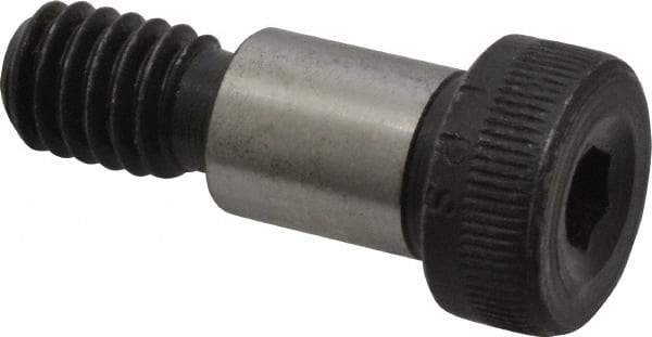 Value Collection - 3/8" Shoulder Diam x 1/2" Shoulder Length, 5/16-18 UNC, Hex Socket Shoulder Screw - 8 Alloy Steel, Uncoated, 0.543 to 0.562" Head Diam - USA Tool & Supply