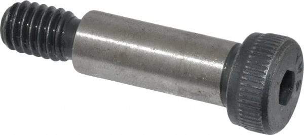 Value Collection - 3/8" Shoulder Diam x 1" Shoulder Length, 5/16-18 UNC, Hex Socket Shoulder Screw - 8 Alloy Steel, Uncoated, 0.543 to 0.562" Head Diam - USA Tool & Supply