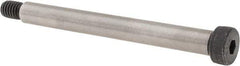 Value Collection - 3/8" Shoulder Diam x 3-1/2" Shoulder Length, 5/16-18 UNC, Hex Socket Shoulder Screw - 8 Alloy Steel, Uncoated, 0.543 to 0.562" Head Diam - USA Tool & Supply