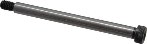 Value Collection - 3/8" Shoulder Diam x 4" Shoulder Length, 5/16-18 UNC, Hex Socket Shoulder Screw - 8 Alloy Steel, Uncoated, 0.543 to 0.562" Head Diam - USA Tool & Supply