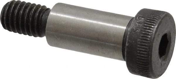 Value Collection - 1/2" Shoulder Diam x 1" Shoulder Length, 3/8-16 UNC, Hex Socket Shoulder Screw - 8 Alloy Steel, Uncoated, 0.729 to 3/4" Head Diam - USA Tool & Supply
