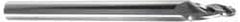 Onsrud - 1/8" Cutting Diam x 1" Length of Cut, 2 Flute, Upcut Spiral Router Bit - Uncoated, Right Hand Cut, Solid Carbide, 3" OAL x 1/4" Shank Diam, Ball End Taper - USA Tool & Supply