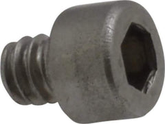 Value Collection - #4-40 UNC Hex Socket Drive, Socket Cap Screw - Grade 18-8 Stainless Steel, 1/8" Length Under Head - USA Tool & Supply