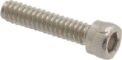 Value Collection - #4-40 UNC Hex Socket Drive, Socket Cap Screw - Grade 18-8 Stainless Steel, 1/2" Length Under Head - USA Tool & Supply