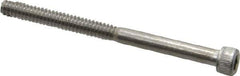 Value Collection - #4-40 UNC Hex Socket Drive, Socket Cap Screw - Grade 18-8 Stainless Steel, 1-1/2" Length Under Head - USA Tool & Supply