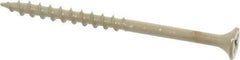 Buildex - #8 Bugle Head, Phillips Steel Deck Screw - 2-1/2" OAL, Grade 1018 - USA Tool & Supply