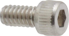 Value Collection - #5-40 UNC Hex Socket Drive, Socket Cap Screw - Grade 18-8 Stainless Steel, 1/4" Length Under Head - USA Tool & Supply