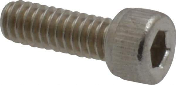 Value Collection - #5-40 UNC Hex Socket Drive, Socket Cap Screw - Grade 18-8 Stainless Steel, 3/8" Length Under Head - USA Tool & Supply