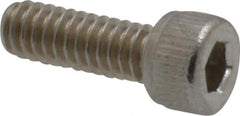 Value Collection - #5-40 UNC Hex Socket Drive, Socket Cap Screw - Grade 18-8 Stainless Steel, 3/8" Length Under Head - USA Tool & Supply