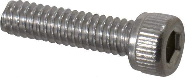 Value Collection - #5-40 UNC Hex Socket Drive, Socket Cap Screw - Grade 18-8 Stainless Steel, 1/2" Length Under Head - USA Tool & Supply