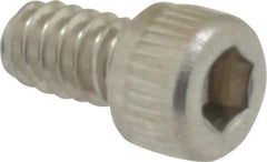 Value Collection - #6-32 UNC Hex Socket Drive, Socket Cap Screw - Grade 18-8 Stainless Steel, 1/4" Length Under Head - USA Tool & Supply