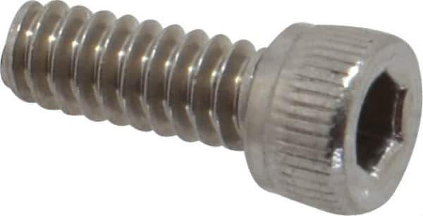 Value Collection - #6-32 UNC Hex Socket Drive, Socket Cap Screw - Grade 18-8 Stainless Steel, 3/8" Length Under Head - USA Tool & Supply