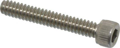 Value Collection - #6-32 UNC Hex Socket Drive, Socket Cap Screw - Grade 18-8 Stainless Steel, 7/8" Length Under Head - USA Tool & Supply