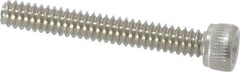 Value Collection - #6-32 UNC Hex Socket Drive, Socket Cap Screw - Grade 18-8 Stainless Steel, 1" Length Under Head - USA Tool & Supply
