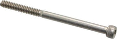 Value Collection - #6-32 UNC Hex Socket Drive, Socket Cap Screw - Grade 18-8 Stainless Steel, 2" Length Under Head - USA Tool & Supply