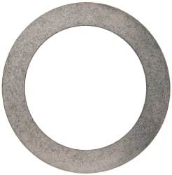 Made in USA - 0.02" Thick, 1-1/4" Inside x 1-3/4" OD, Round Shim - Uncoated 302/304 Stainless Steel - USA Tool & Supply