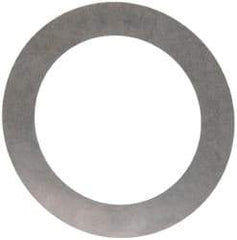 Made in USA - 0.003" Thick, 1-1/4" Inside x 1-3/4" OD, Round Shim - Uncoated 302/304 Stainless Steel - USA Tool & Supply