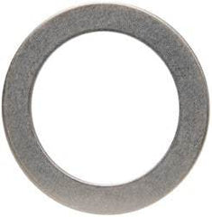 Made in USA - 0.048" Thick, 1-1/4" Inside x 1-3/4" OD, Round Shim - Uncoated 302/304 Stainless Steel - USA Tool & Supply