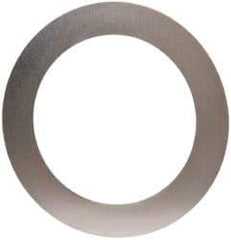 Made in USA - 0.005" Thick, 1-1/4" Inside x 1-3/4" OD, Round Shim - Uncoated 302/304 Stainless Steel - USA Tool & Supply