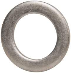 Made in USA - 0.06" Thick, 1-1/4" Inside x 1-3/4" OD, Round Shim - Uncoated 302/304 Stainless Steel - USA Tool & Supply
