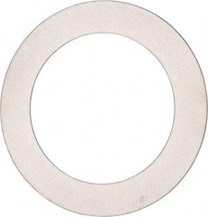 Made in USA - 0.012" Thick, 1-3/8" Inside x 1-7/8" OD, Round Shim - Uncoated 302/304 Stainless Steel - USA Tool & Supply
