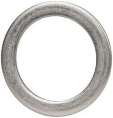 Made in USA - 1/8" Thick, 1-3/8" Inside x 1-7/8" OD, Round Shim - Uncoated 302/304 Stainless Steel - USA Tool & Supply