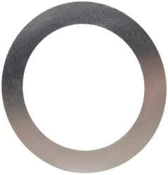Made in USA - 0.002" Thick, 1-3/8" Inside x 1-7/8" OD, Round Shim - Uncoated 302/304 Stainless Steel - USA Tool & Supply