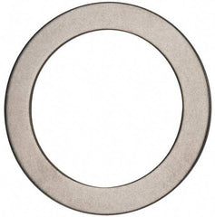 Made in USA - 0.048" Thick, 1-3/8" Inside x 1-7/8" OD, Round Shim - Uncoated 302/304 Stainless Steel - USA Tool & Supply