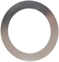 Made in USA - 0.006" Thick, 1-3/8" Inside x 1-7/8" OD, Round Shim - Uncoated 302/304 Stainless Steel - USA Tool & Supply