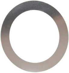 Made in USA - 0.006" Thick, 1-3/8" Inside x 1-7/8" OD, Round Shim - Uncoated 302/304 Stainless Steel - USA Tool & Supply